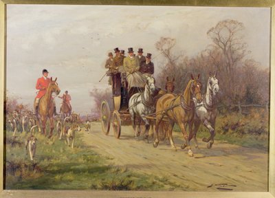 A Coach and Four by George Wright